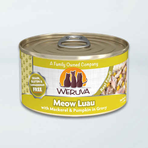 Weruva Classic Cat Wet Cat Food - Meow Luau Mackerel and Pumpkin - 3oz Can