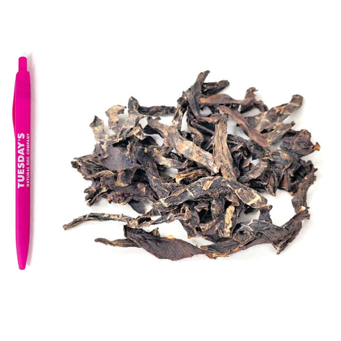 Tuesday's Ostrich Heart Dog Treats - 4oz Pouch