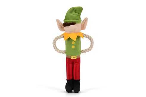 P.L.A.Y Merry Woofmas Santa's Little Elf-er Dog Toy