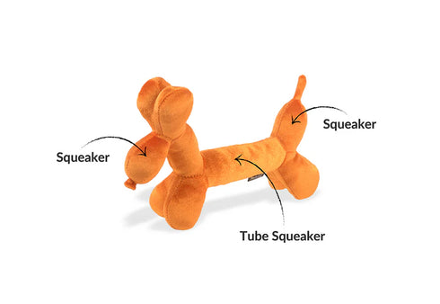 P.L.A.Y. Party Animal Balloon Buddy Plush Dog Toy