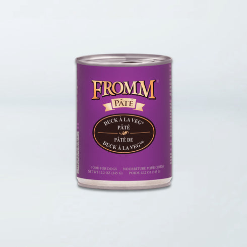 Fromm Pâté Wet Dog Food - Duck A La Veg - 12.2oz Can