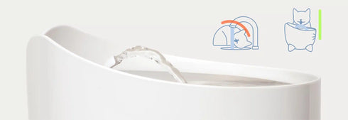 Catit Pixi Cat Water Fountain Stainless Steel Top