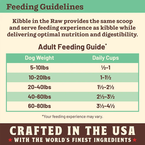 Primal Kibble In The Raw Freeze Dried Dog Food - Chicken - 1.5lb Bag