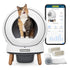 PetSafe ScoopFree Smart Spin Smart Self Cleaning Cat Litter Box - White