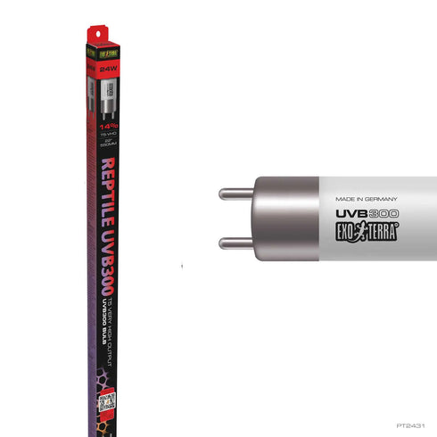 Exo Terra Reptile UVB Pro 300 T5 Bulb - 24W, 22"