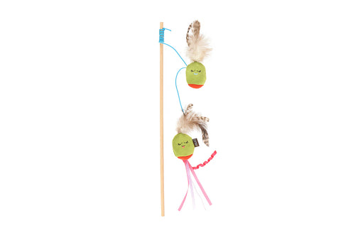 P.L.A.Y. Feline Frenzy Purrfectly Pitted Wand Cat Toy