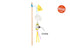 P.L.A.Y. Feline Frenzy Feline Blanc Wand Cat Toy