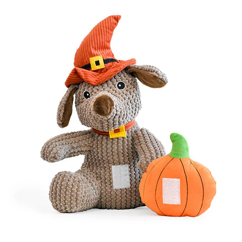 Patchwork Pet Jack O' Lantern the Dog Dog toy - 15"