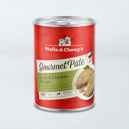 Stella & Chewy's Gourmet Paté Wet Dog Food - Duck & Chicken - 12.5oz Can