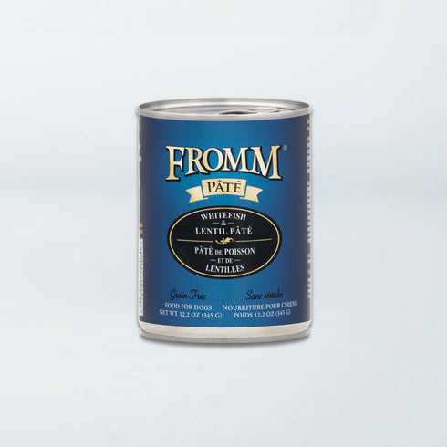 Fromm Pate Wet Dog Food - Whitefish & Lentil - 12.2oz Can