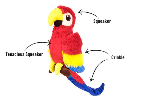 P.L.A.Y. Fetching Flock Paula The Parrot Dog Toy - Large