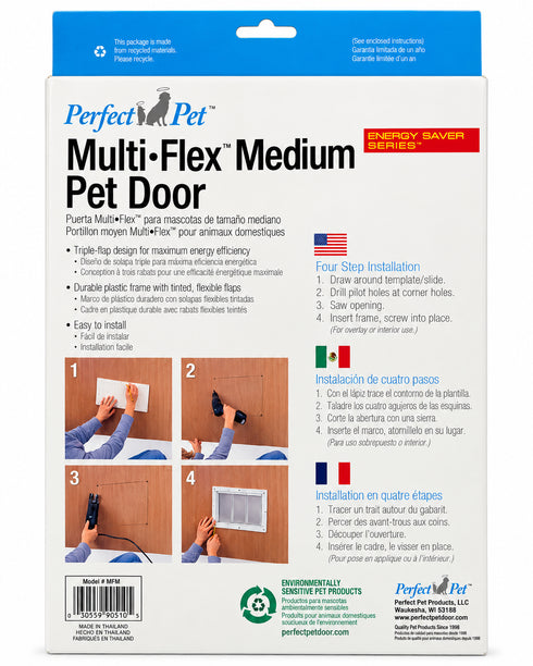 Perfect Pet Multi Flex Pet Door Medium