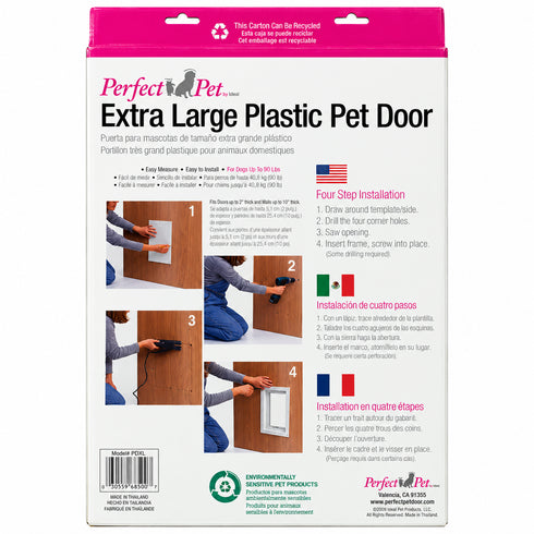 Perfect Pet Extra Large Plastic Pet Door