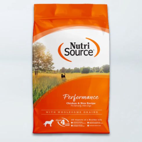 Nutrisource Performance Formula Dry Dog Food - Chicken & Rice - 40lb Bag