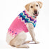Chilly Dog Knitted Dog Sweater - XX-Large - Hot Pink Ski Bum