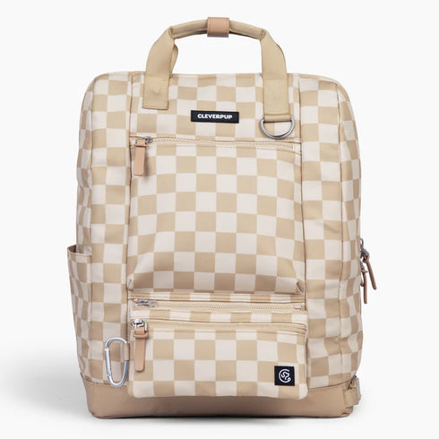 Cleverpup Porter Dog Gear Backpack - Checkered