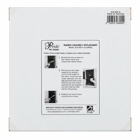 Pride Pet Rubber Flap 600 Pet Door Replacement