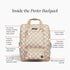 Cleverpup Porter Dog Gear Backpack - Checkered