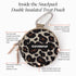 Cleverpup Snackpack Double Insulated Dog Treat Pouch - Leopard