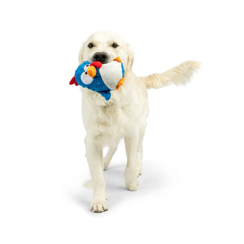 Huxley & Kent Pudgies Chicken Gordon Blue Dog Toy