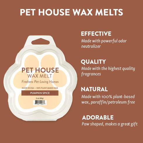 Pet House Pumpkin Spice Melt Odor Control