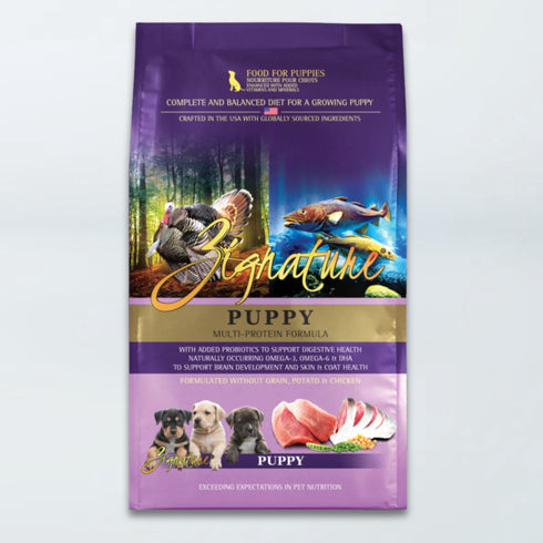 Zignature Puppy Formula Dry Dog Food - Multi-Protein - 4lb Bag