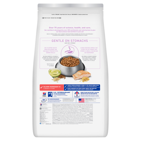 Hill's Science Diet Puppy Sensitive Stomach & Skin Dry Dog Food - Salmon & Brown Rice - 4lb Bag