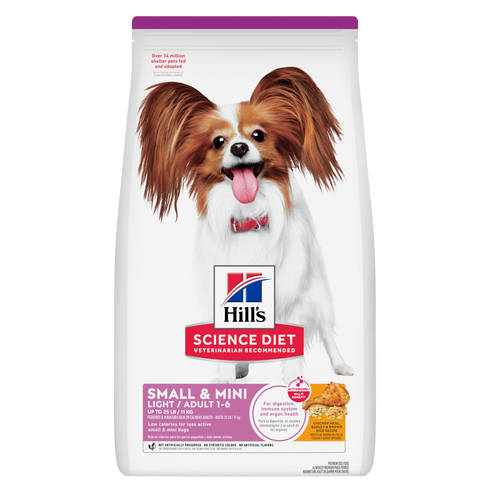 Hill's Science Diet Adult Light Small & Mini Breed Dry Dog Food - Chicken & Rice - 4.5lb Bag