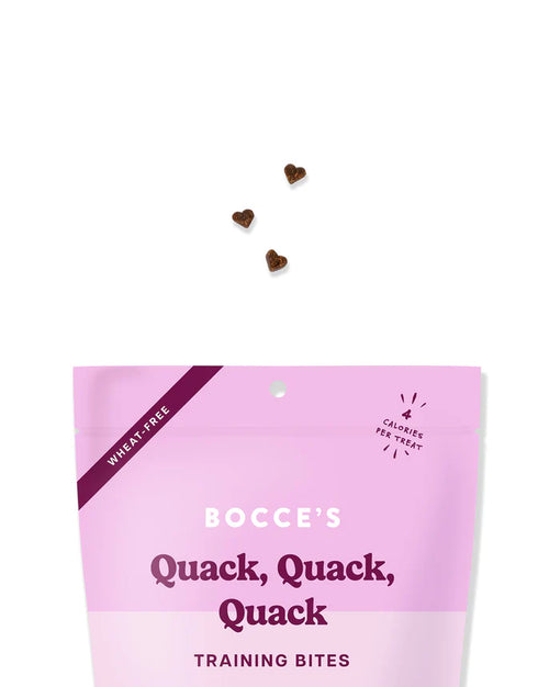 Bocce's Bakery Bites Quack, Quack, Quack Dog Training Treats - Duck & Blueberry - 6oz Pouch