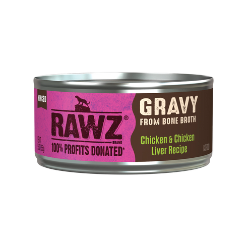 Rawz Gravy Wet Cat Food - Chicken & Chicken Liver In Gravy - 5.5oz Can