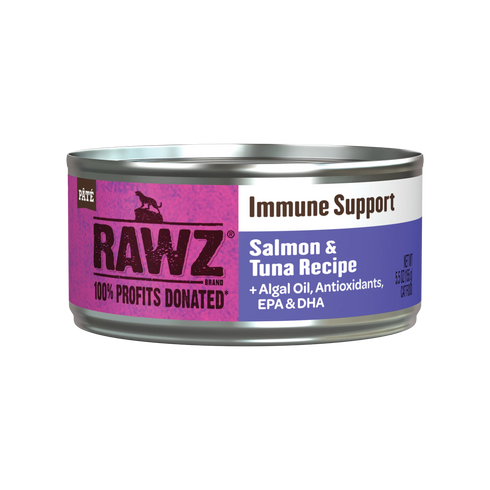 Rawz Immune Support Wet Cat Food - Salmon & Tuna - 5.5oz Can