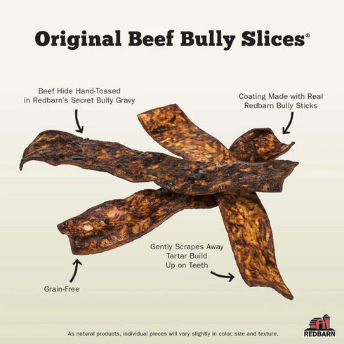 Redbarn Bully Slices Dog Treats - Hickory BBQ - 9oz Pouch