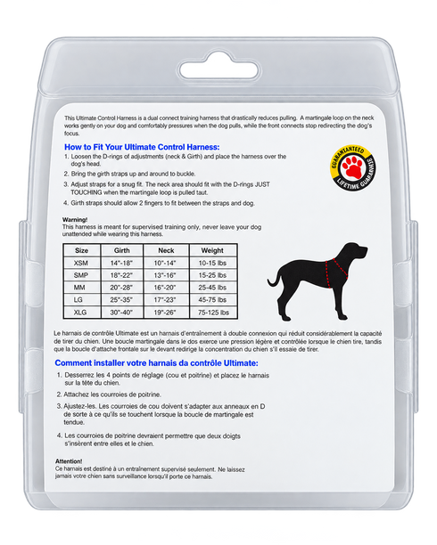 RC Pet Ultimate Control Harness - X-Large - Red