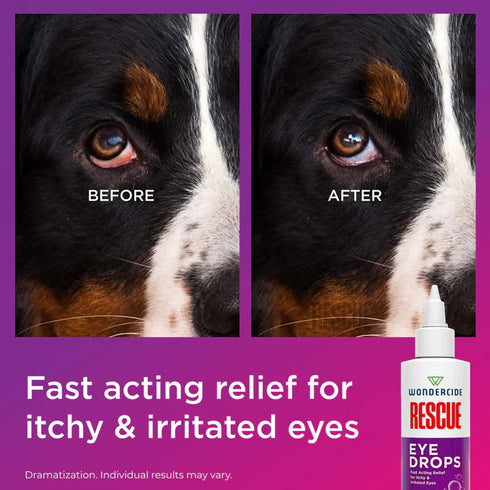 Wondercide Rescue Eye Drops For Dogs & Cats - 4oz Droplet