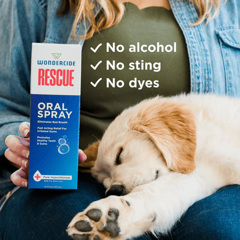 Wondercide Rescue Oral Spray For Dogs & Cats - 8.5oz Spray Bottle