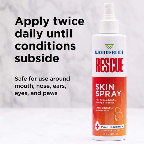 Wondercide Rescue Skin Spray For Dogs & Cats - 8.5oz Spray Bottle