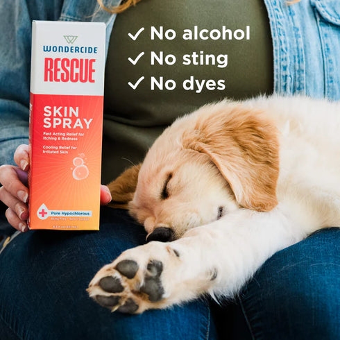 Wondercide Rescue Skin Spray For Dogs & Cats - 8.5oz Spray Bottle
