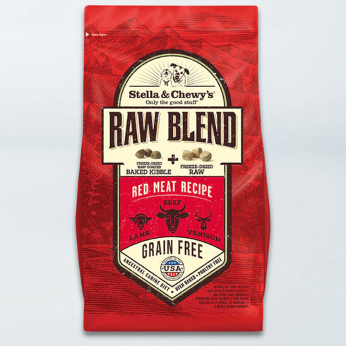 Stella & Chewy's Raw Blend Kibble Grain Free Dry Dog Food - Red Meat - 10lb Bag