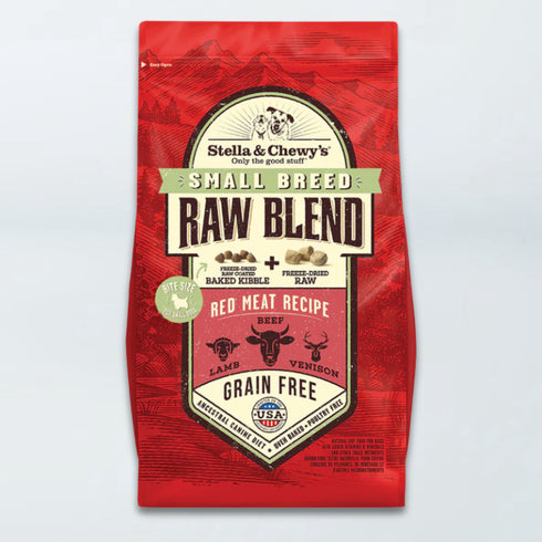 Stella & Chewy's Raw Blend Kibble Small Breed Grain Free Dry Dog Food - Red Meat - 10lb Bag