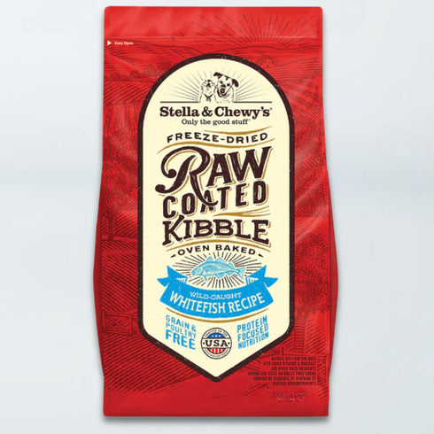 Stella & Chewy's Raw Coated Kibble Grain Free Dry Dog Food - Wild Caught Whitefish - 22lb Bag