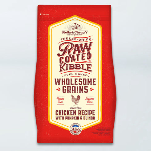 Stella & Chewy's Raw Coated Kibble Wholesome Grains Dry Dog Food - Cage Free Chicken - 22lb Bag