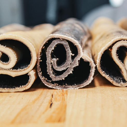 Bar46 Farms Beef Hide Rolls Dog Chew Treat - 9" - Single