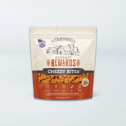 Wholesomes Rewards Gourmet Dog Treats - Cheezy Bites - 3lb Bag