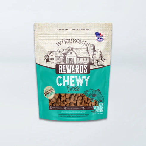 Wholesomes Rewards Chewy Mini Dog Treats - Whitefish - 7oz Pouch