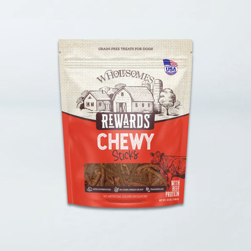 Wholesomes Rewards Chewy Sticks Dog Treats - Beef - 25oz Pouch