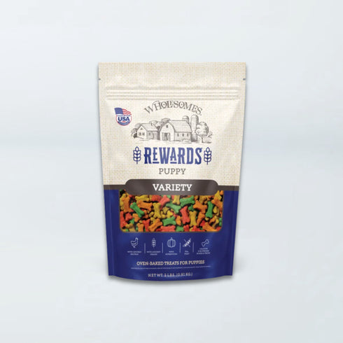 Wholesomes Puppy Rewards Biscuit Dog Treats - Variety - 2lb Bag
