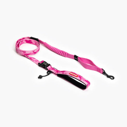 EZYDOG Road Runner Dog Leash - 7" - Camo Pink