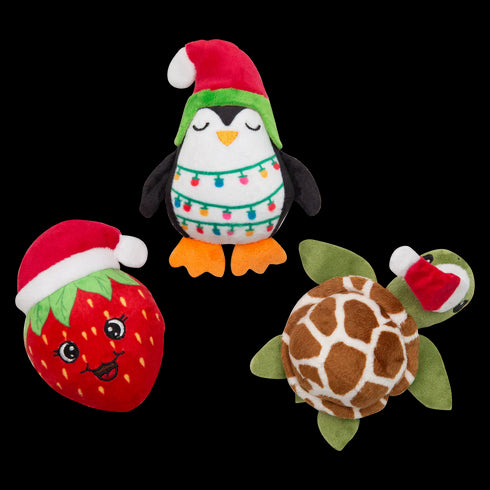 Snugarooz Christmas Fun Dog Toy - 3 Pack