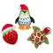 Snugarooz Christmas Fun Dog Toy - 3 Pack