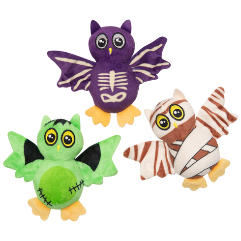 Snugarooz Halloween Baby Bats Dog Toys - 3 Pack